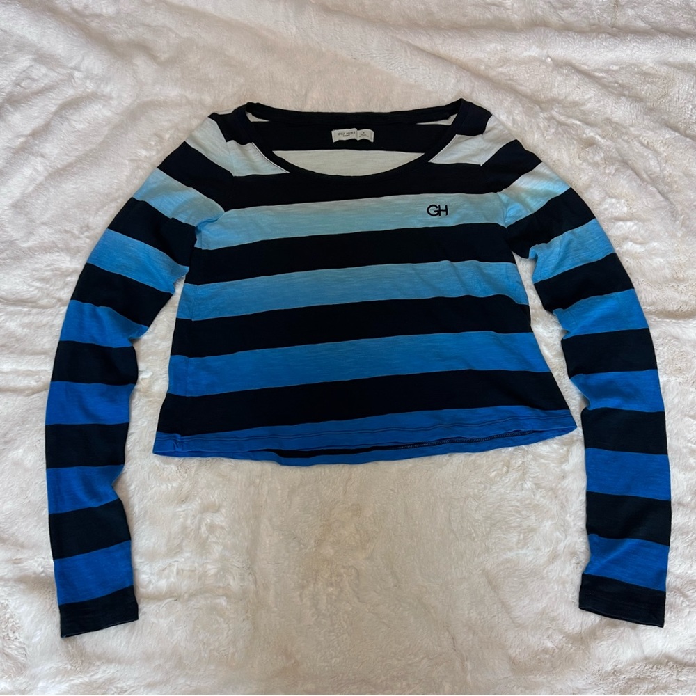 Gilly Hicks (Hollister) Long Sleeve Ombré Top Size Small